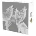 2017 Canadian $20 Master of the Land: Timber Wolf Fine Silver Scallop Coin *Masters Club Exclusive*