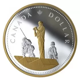 2019 Canadian $1 Peacekeeping 1995 Renewed 2 oz Fine Silver Dollar Coin *Masters Club Exclusive*