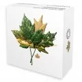 2021 Canadian $20 Iconic Maple Leaves Fine Silver & Gold-plated Scallop Coin *Masters Club Exclusive*