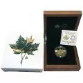 2021 Canadian $20 Iconic Maple Leaves Fine Silver & Gold-plated Scallop Coin *Masters Club Exclusive*