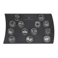 2000 Canadian 12-Coin & Medallion Millennium Quarter Series Specimen Set (Special Edition)