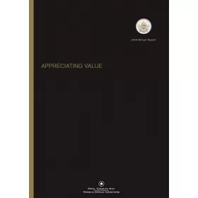 2004 Canadian RCM Annual Report with 25-Cent Gold-plated Poppy Coin