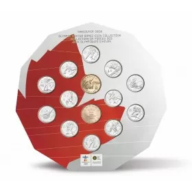 2007 Canadian 14-Coin Vancouver 2010 Olympic Winter Games Circulation Collection
