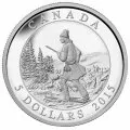 2015 Canadian $5 Artwork by Cornelius Krieghoff - Fine Silver 3-Coin Set