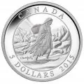 2015 Canadian $5 Artwork by Cornelius Krieghoff - Fine Silver 3-Coin Set