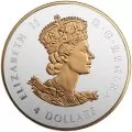 2016 Canadian A Historic Reign - Fine Silver Fractional 5-Coin Set - graphic beauty box missing