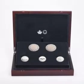 2017 Canadian Legacy of the Penny - Fine Silver & Gold-plated 5-Coin Set