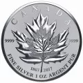 2017 (1867-) Canadian Maple Leaf Tribute - Fine Silver 4-Coin Fractional Set