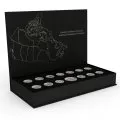2018 Canadian Heraldic Emblems of Canada - Fine Silver 14-Coin Set