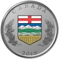 2018 Canadian Heraldic Emblems of Canada - Fine Silver 14-Coin Set