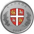 2018 Canadian Heraldic Emblems of Canada - Fine Silver 14-Coin Set