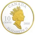 2018 Canadian Legacy of the Dime - Fine Silver & Gold-plated 5-Coin Set