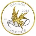 2018 Canadian Legacy of the Dime - Fine Silver & Gold-plated 5-Coin Set