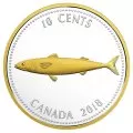 2018 Canadian Legacy of the Dime - Fine Silver & Gold-plated 5-Coin Set