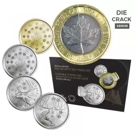 2018 DIE CRACK Canadian R&D Security Test 6-Token Special Edition Set (Error)