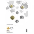 2019 Canadian D-Day 6-Coin Commemorative Collection ft $2 Coloured Remembrance Toonie Coin