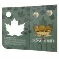 2019 Canadian D-Day 6-Coin Commemorative Collection ft $2 Coloured Remembrance Toonie Coin