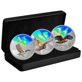 2019 Canadian $30 Majestic Birds in Motion 3-Coin Set
