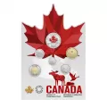 2023 Canadian 6-coin Mosaic of Canadian Icons Coin Set ft 50-cent Colourized Half Dollar