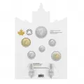 2023 Canadian 6-coin Mosaic of Canadian Icons Coin Set ft 50-cent Colourized Half Dollar