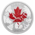 2023 Canadian 6-coin Mosaic of Canadian Icons Coin Set ft 50-cent Colourized Half Dollar