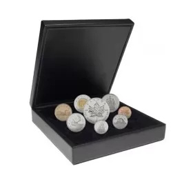 2001 Canadian Premium Proof Set with 1 oz Fine Silver $5 Maple Leaf