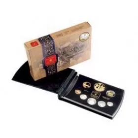 2002 Canada Proof Double Dollar Set - Golden Jubilee (Gold Plated)-some coins may be lightly toned