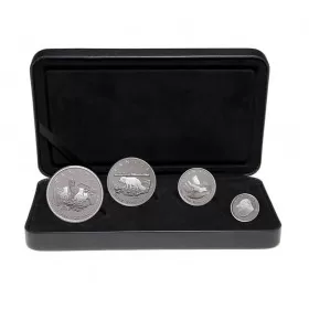 2004 Canada Fine Silver Fractional 4-Coin Proof Set - Canada Arctic Fox