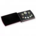 2005 Canada Proof Double Dollar Set - 40th Anniversary of Canada's National Flag-some coins may be lightly toned & case is not 100%