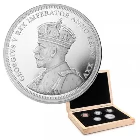 2010 (1935-) Canadian 75th Anniv of First Silver Dollar 5-Coin Proof Set (Limited Edition)