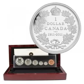 2011 (1911-) Canadian 6-Coin 100th Anniversary of the Silver Dollar Proof Set (Special Edition)