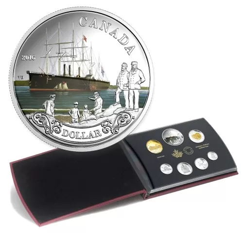 2016 Canadian Special Edition Silver Dollar Proof Set - 150th Anniversary of the Transatlantic Cable