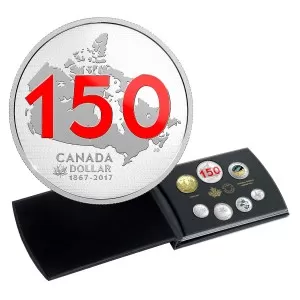 2017 Canadian Canada 150: Our Home and Native Land - Fine Silver Limited Edition Silver Dollar Proof Set 2017 Canadian Canada 150: Our Home and Native Land - Fine Silver Limited Edition Silver Dollar Proof Set