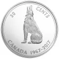 2017 (1967-) Canadian 1967 Centennial Coins - Fine Silver 7-Coin Commemorative Set - no beauty box,no COA & case is not 100%