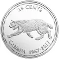 2017 (1967-) Canadian 1967 Centennial Coins - Fine Silver 7-Coin Commemorative Set - no beauty box,no COA & case is not 100%