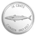 2017 (1967-) Canadian 1967 Centennial Coins - Fine Silver 7-Coin Commemorative Set - no beauty box,no COA & case is not 100%