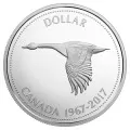 2017 (1967-) Canadian 1967 Centennial Coins - Fine Silver 7-Coin Commemorative Set - no beauty box,no COA & case is not 100%