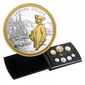 2018 Canadian 240th Anniversary of Captain Cook at Nootka Sound - Silver Dollar Proof Set