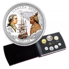 2018 Canadian Captain Cook at Nootka Sound 240th Anniv Silver Dollar Proof Coin Set (Special Edition)