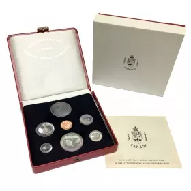1967 (1867-) Canadian Confederation Centennial Proof-like Presentation Coin & Medallion Set- coins may be toned