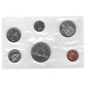 1969 Canadian 6-Coin Brilliant Uncirculated (Proof-like) Collector Set - No COA and no Envelope