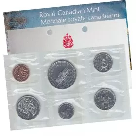 1973 LARGE BUST Canadian 6-Coin Brilliant Uncirculated (Proof-like) Collector Set