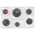 1975 DETACHED JEWEL Canadian 6-Coin Brilliant Uncirculated (Proof-like) Collector Set 