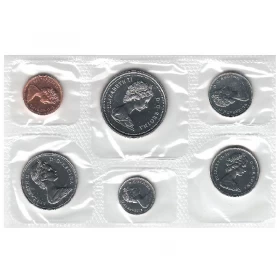 1975 Canadian 6-Coin Brilliant Uncirculated (Proof-like) Collector Set - No COA and no Envelope