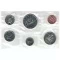 1975 DETACHED JEWEL Canadian 6-Coin Brilliant Uncirculated (Proof-like) Collector Set 