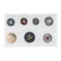 2004 Canadian The Poppy Test Token Uncirculated Proof-Like Set ft 25-Cent Poppy Coloured Quarter Coin