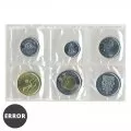 2013 Canada Uncirculated Proof-Like Set / ERROR Double Stamped Loonie, Toonie