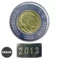 2013 Canada Uncirculated Proof-Like Set / ERROR Double Date on Toonie