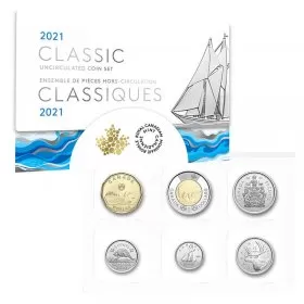 2021 Canadian 6-Coin Classic Canadian Uncirculated Set