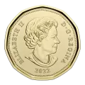 2022 Canadian $1 Birth of Alexander Graham Bell 175th Anniv Non-Coloured Loonie Special Wrap Coin Roll